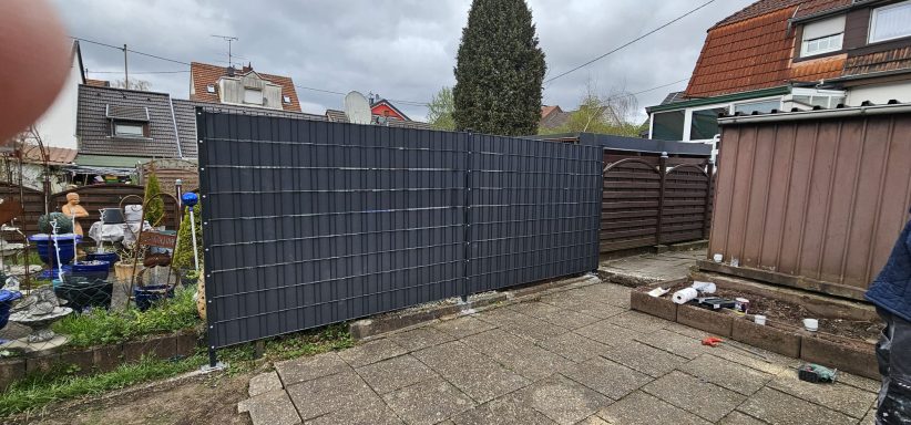 Moderne Zaunanlage